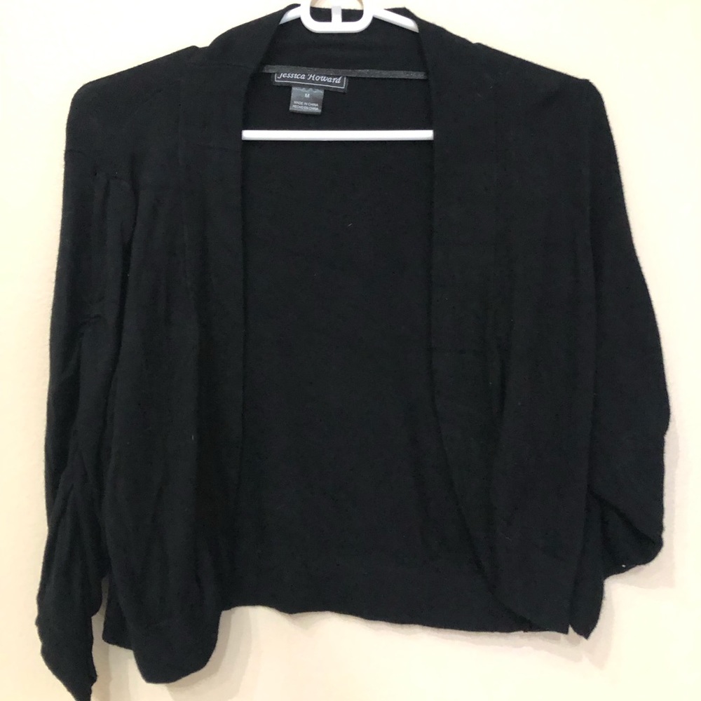 EUC Black Knit Shrug